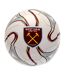 West Ham United FC - Ballon de foot COSMOS (Blanc / Bordeaux / Bleu clair) (Taille 5) - UTTA9664
