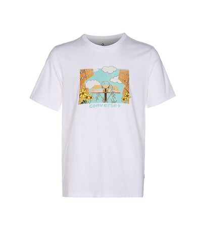 T-shirt blanc homme converse overgrown - l