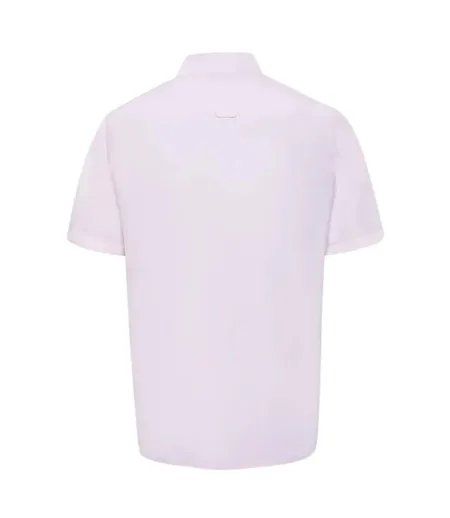 Chemise Manches Courtes James Homme Rose Duke