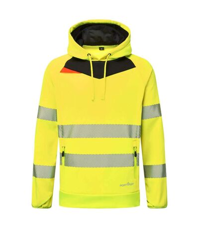 Sweat À Capuche Dx4 Homme Jaune Noir Portwest