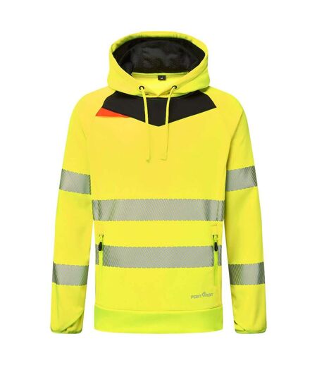 Sweat À Capuche Dx4 Homme Jaune Noir Portwest