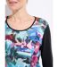 T-shirt chaud uni motif devant manches longues-4