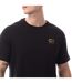 T-shirt Motif/style Holographique Homme Noir Jaune Or Cruyff-2