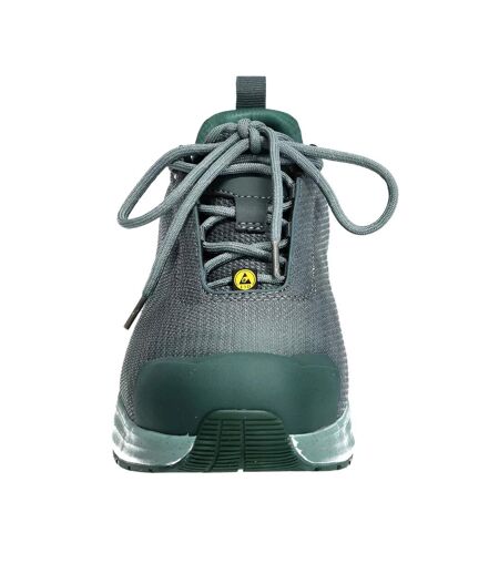 Womens/ladies Footwear Customised Safety Shoes Forest Green Mascot