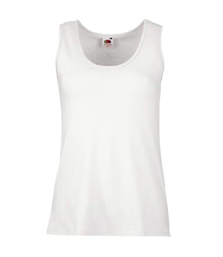 Fruit Of The Loom Ladies/Womens Lady-Fit Valueweight Vest (White)