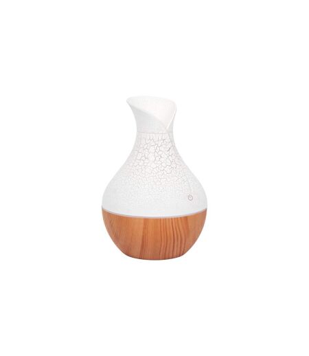 Diffuseur de Parfum LED Tulipe 15cm Blanc