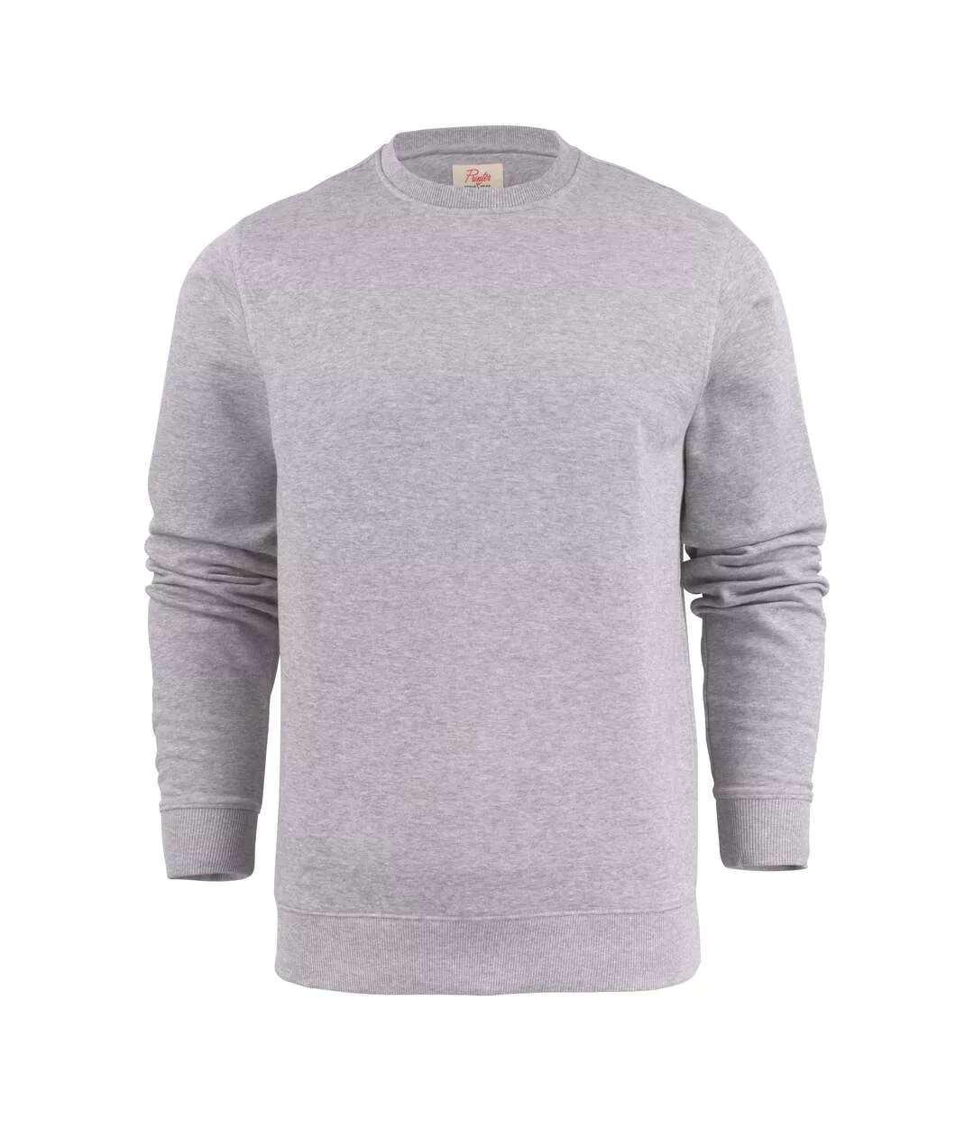 Unisex Adult Softball Rsx Melange Sweatshirt Grey Melange Printer-1