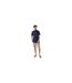 Mens Linen Blend Regular Shirt Navy Saltwell-1