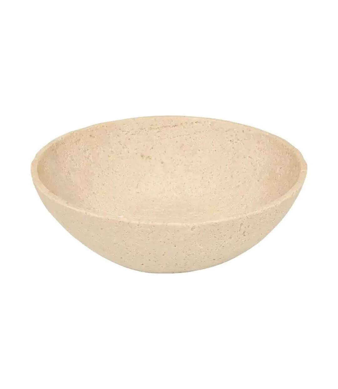 Coupe Vide-Poches Effet Travertin Travi 24cm Beige-1