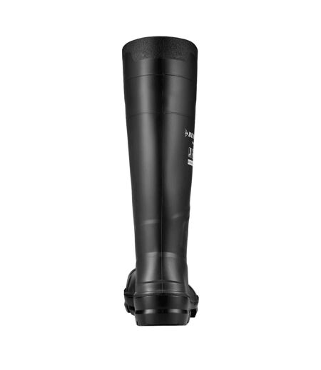 Unisex adult work-it safety wellington boots black Dunlop