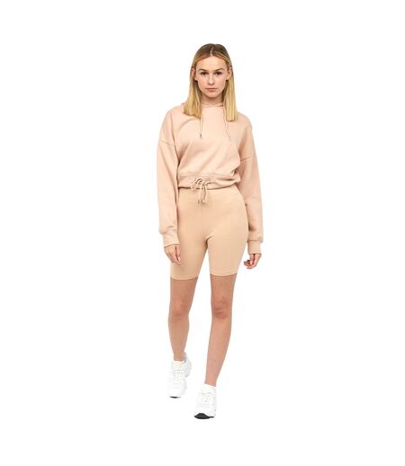 Sweat court à capuche danica femme beige Juice