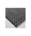 Tapis Tissé Déco Aztek 120x170cm Noir-2