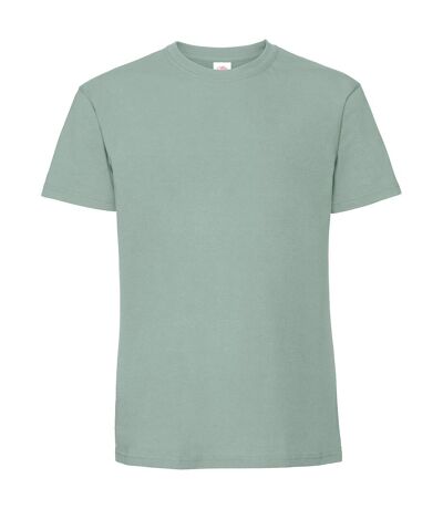 T-shirt Ringspun Premium Homme Vert De Gris Fruit Of The Loom