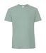 T-shirt Ringspun Premium Homme Vert De Gris Fruit Of The Loom-1