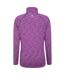 Womens/ladies Bend & Stretch Half Zip Midlayer Berry Mountain Warehouse-2