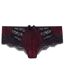 Shorty tanga noir/rouge La Bamba