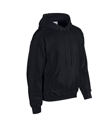 Unisex adult heavy blend hoodie black Gildan