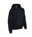 Unisex adult heavy blend hoodie black Gildan-3