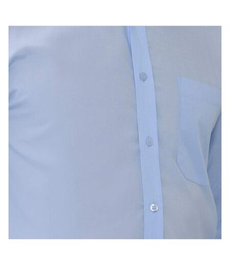 Chemise À Manches Longues Sans Repassage Homme Bleu Pâle Russell