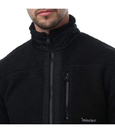 Veste polaire mix media homme noir Timberland