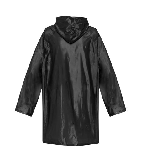 Unisex Adult Ada Raincoat Solid Black Generic