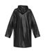 Unisex Adult Ada Raincoat Solid Black Generic-2