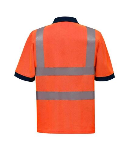 Yoko Unisex Adult Hi-Vis Polo Shirt (Orange) - UTPC5636