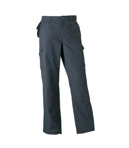 Pantalon De Travail Robuste, Coupe Régulière Homme Gris Russell