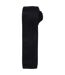 Unisex Adult Slim Knitted Tie One Size Black Premier-1