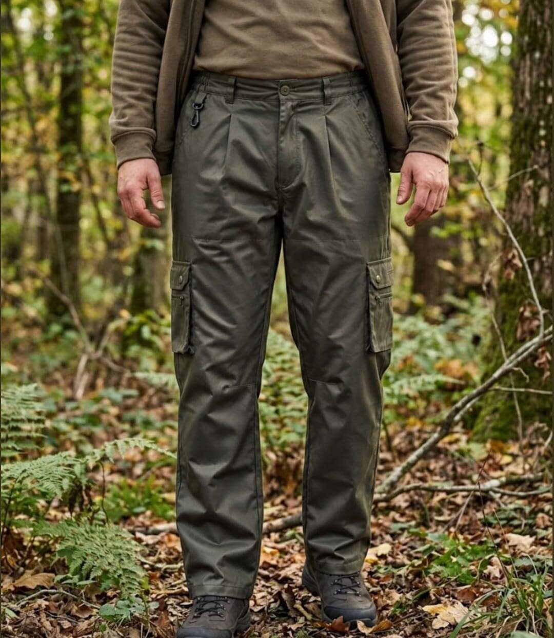 LEDERTYS IMPERCOAT — Fuseau de chasse vert : résistance et protection anti-intempéries-1
