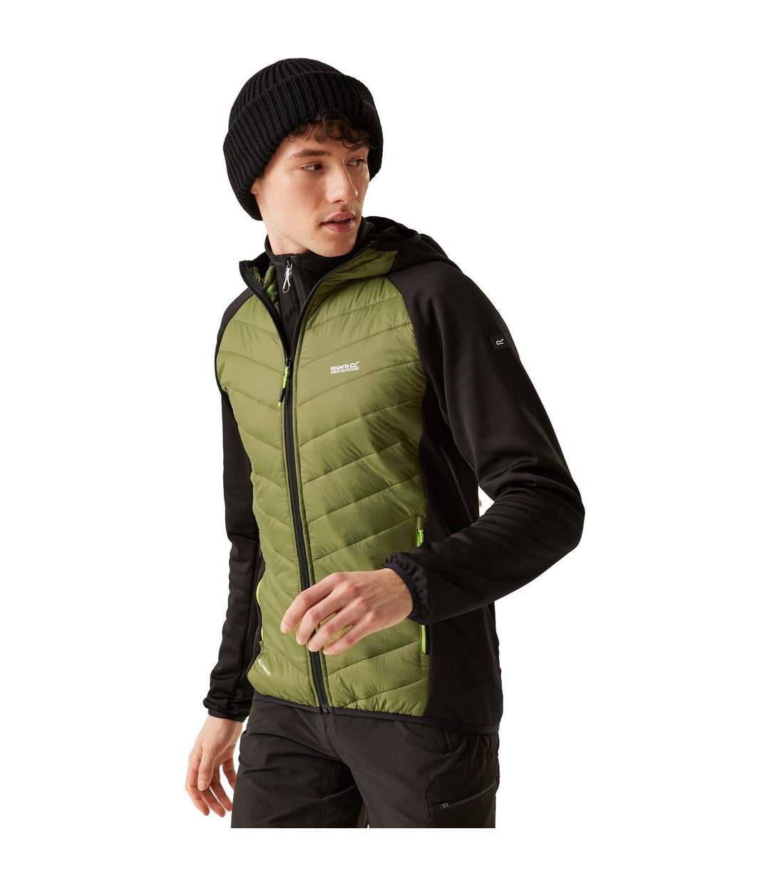 Veste Hybride Andreson Homme Vert Néphrite Noir Regatta-2