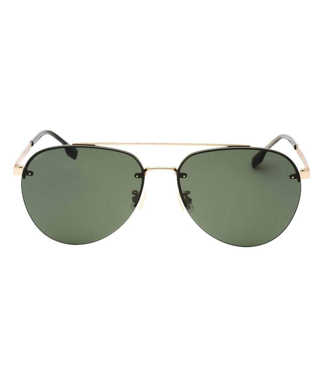 Lunettes De Soleil Motif/style Mat Homme Taille Unique Jaune Or Hugo Boss-1