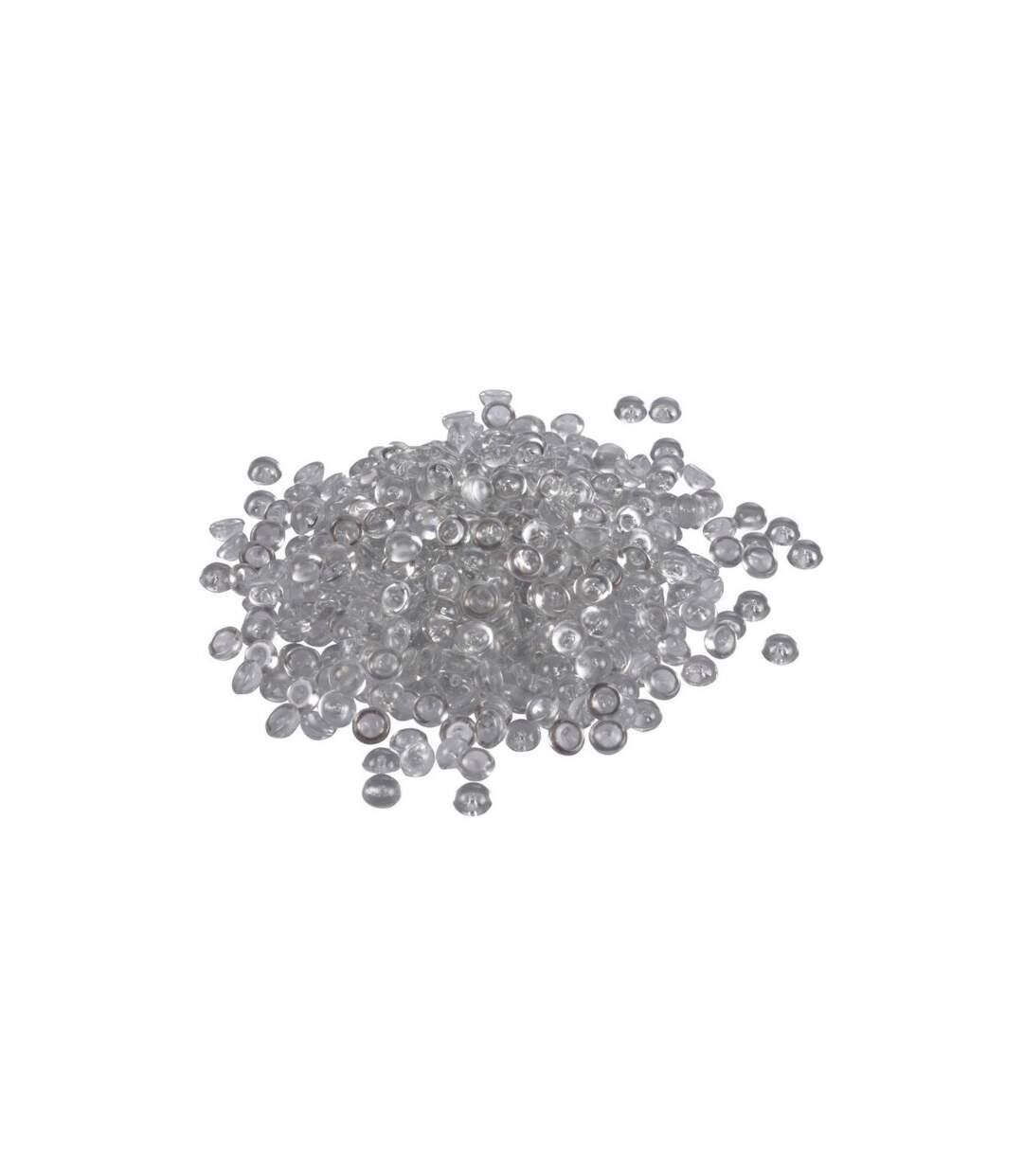 Perles de Pluie Décoratives Translucide 110g Gris Clair-1