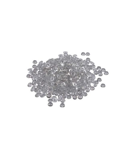 Perles de Pluie Décoratives Translucide 110g Gris Clair