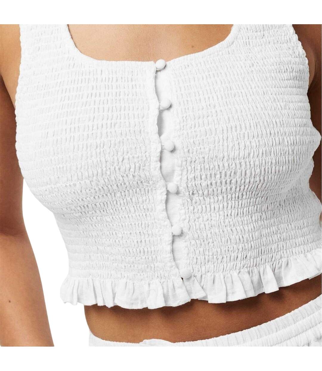 Débardeur Sans Manches Femme Vieux Blanc Jack Wills-4