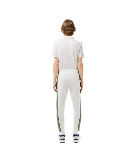 Pantalon De Jogging Motif/style Blocs De Couleurs Homme Crème Lacoste