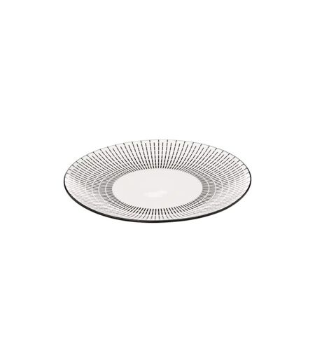Assiette de Présentation Porcelaine Lunis 30cm Noir