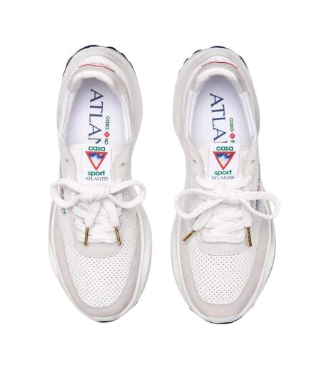 Mens Atlantis Casual Trainers White Casablanca
