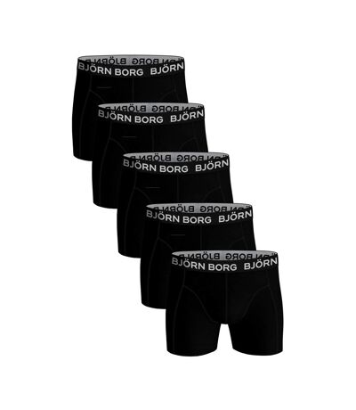 5 Pack Mens Designer Band Cotton Boxer Shorts