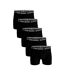 5 Pack Mens Designer Band Cotton Boxer Shorts-1