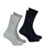 Lot de 2 paires de mi-chaussettes homme Coton Peigné Edition anniversaire Eminence-1