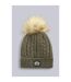 Animal Womens/Ladies Becky Recycled Winter Hat (Light Khaki) - UTMW2105
