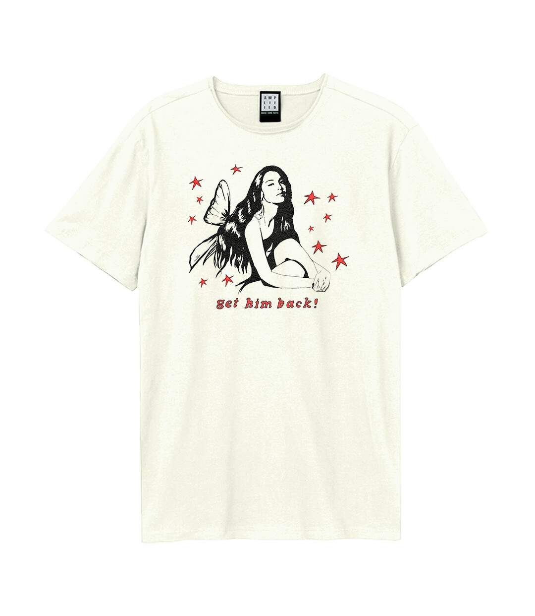 T-shirt Get Him Back Adulte Vieux Blanc Amplified-1