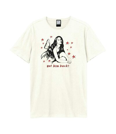 T-shirt Get Him Back Adulte Vieux Blanc Amplified