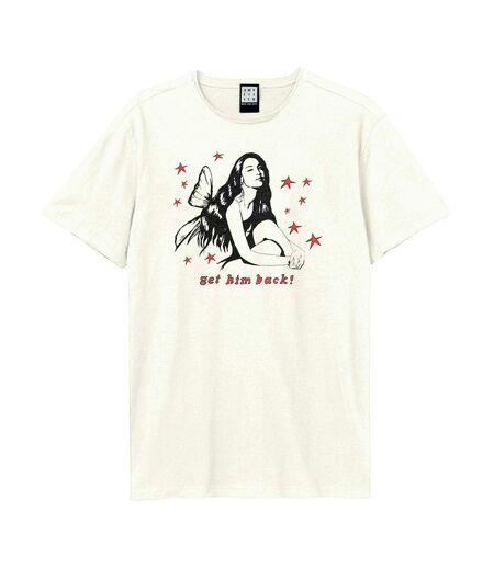 T-shirt Get Him Back Adulte Vieux Blanc Amplified
