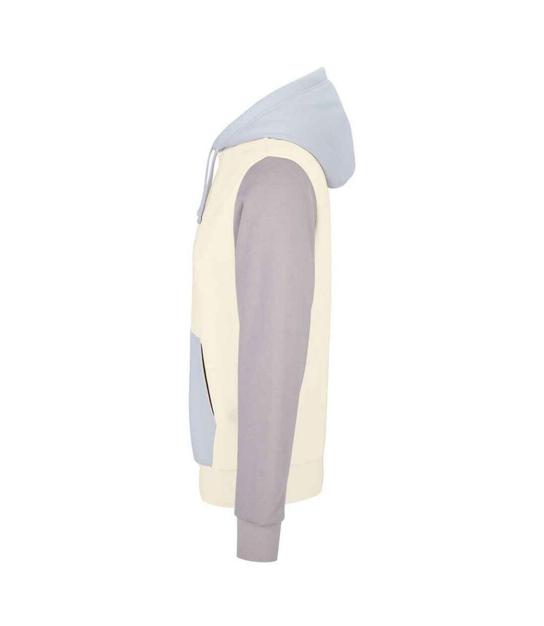 Sweat à capuche collins adulte beige pâle SOLS