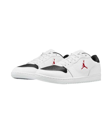 Baskets Air Jordan Court Connect Homme Blanc Rouge Noir Nike