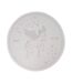 Tapis Rond Enfant Imprimé Bambini III 160cm Gris-1