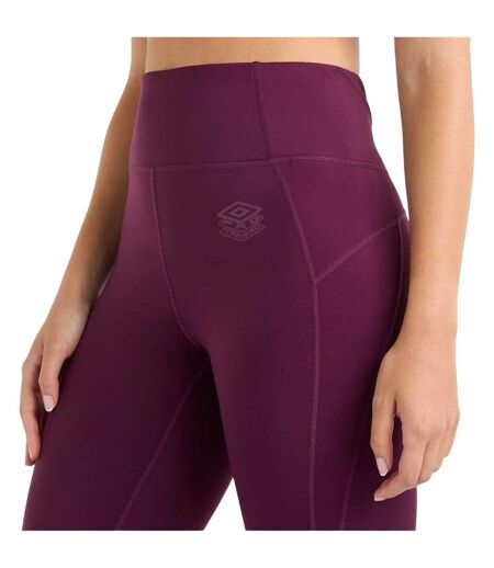 Legging 7/8 Pro Femme Violet Foncé Umbro