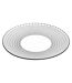 Lot de 6 Assiettes Plates Porcelaine Lunis 27cm Noir-2